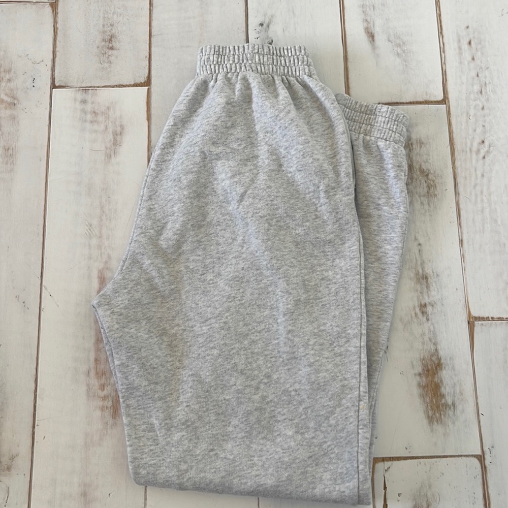 XS PINK Gray Sweatpants